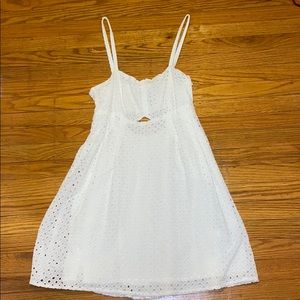 White Cutout Sundress